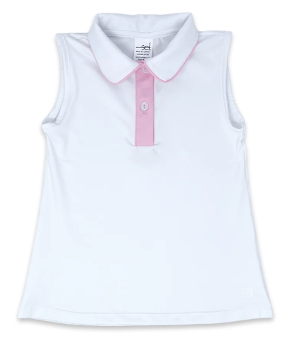 Gabby Shirt - White/Pink - Toddler