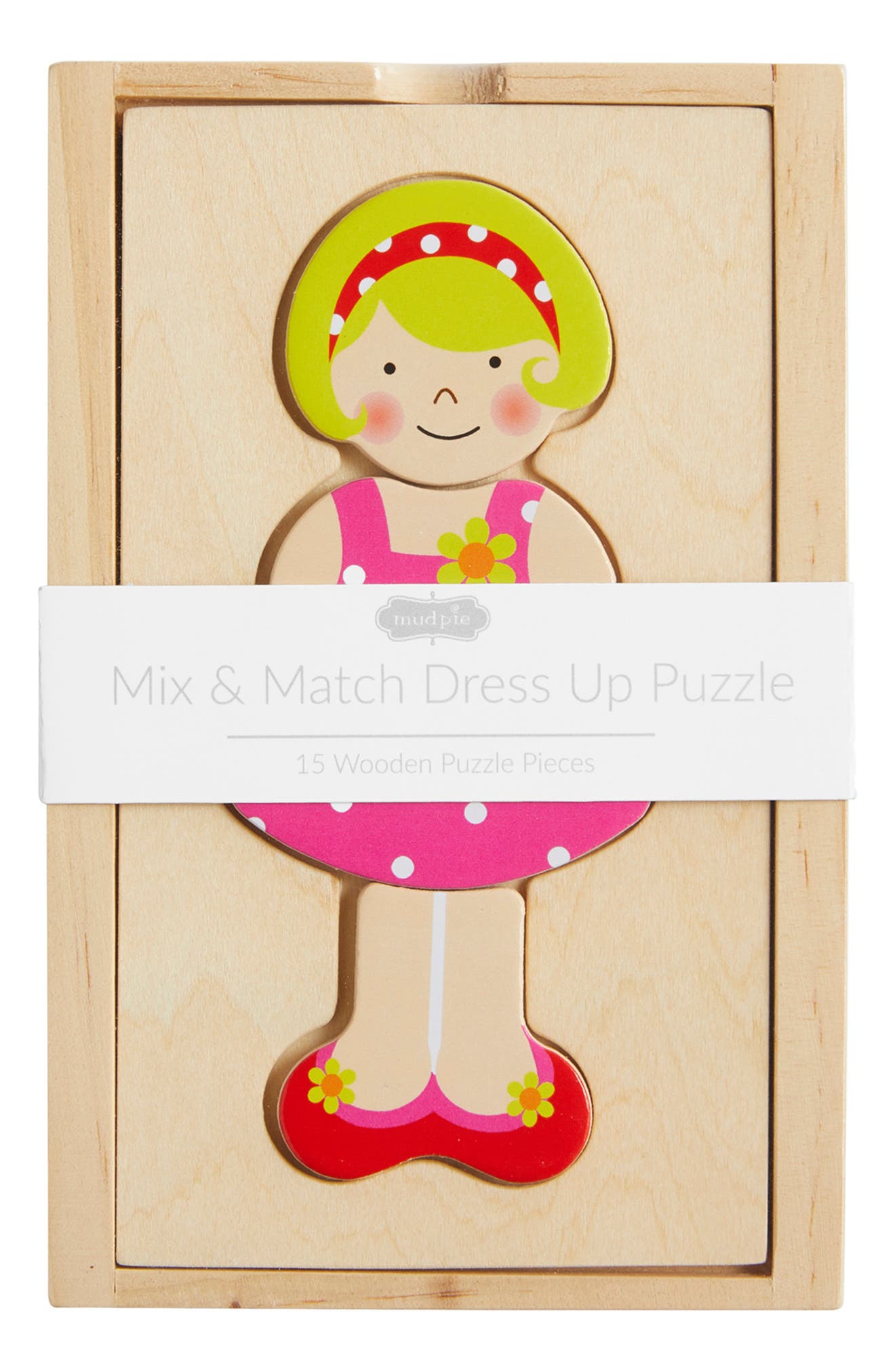 Girl Boxed Dress Up Wood Toy