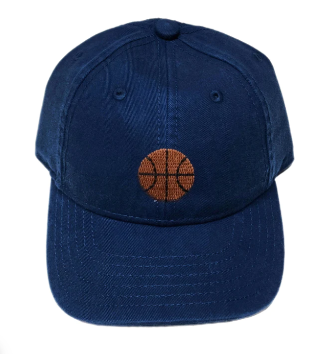 Basketball On Navy BB Hat