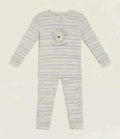 Marshmallow Bear PJ Set - Toddler
