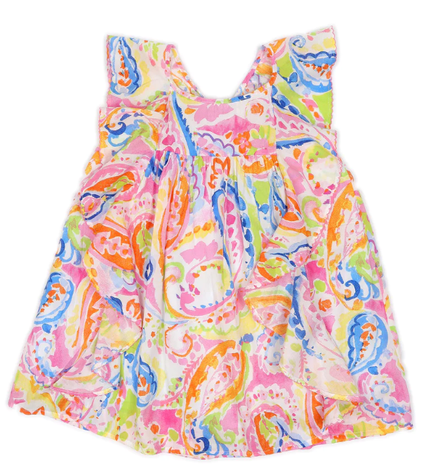 Multi Color Barbiedoll Dress - Toddler
