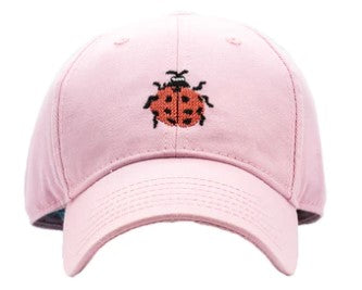 Kids Ladybug On Light Pink BB Hat