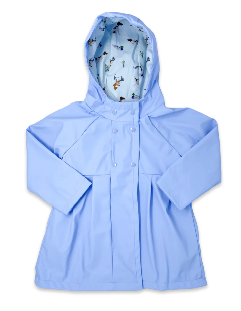 Rainy Day Blue Raincoat