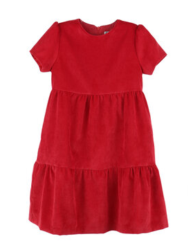 Red Heather Cord Dress