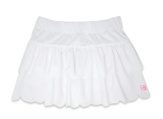 Toddler Sally White Tiered Skirt