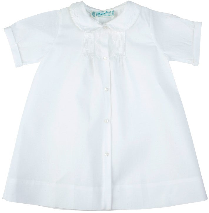 White Newborn Folded Daygown